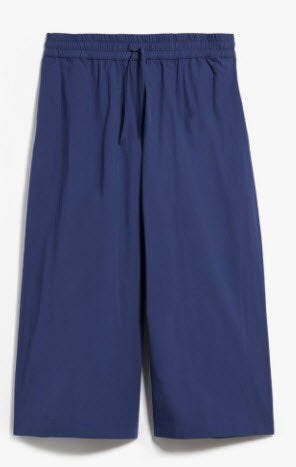 Donkerblauwe broek Weekend Max Mara maat 42, Kleding | Dames, Lang, Gedragen, Verzenden, Blauw