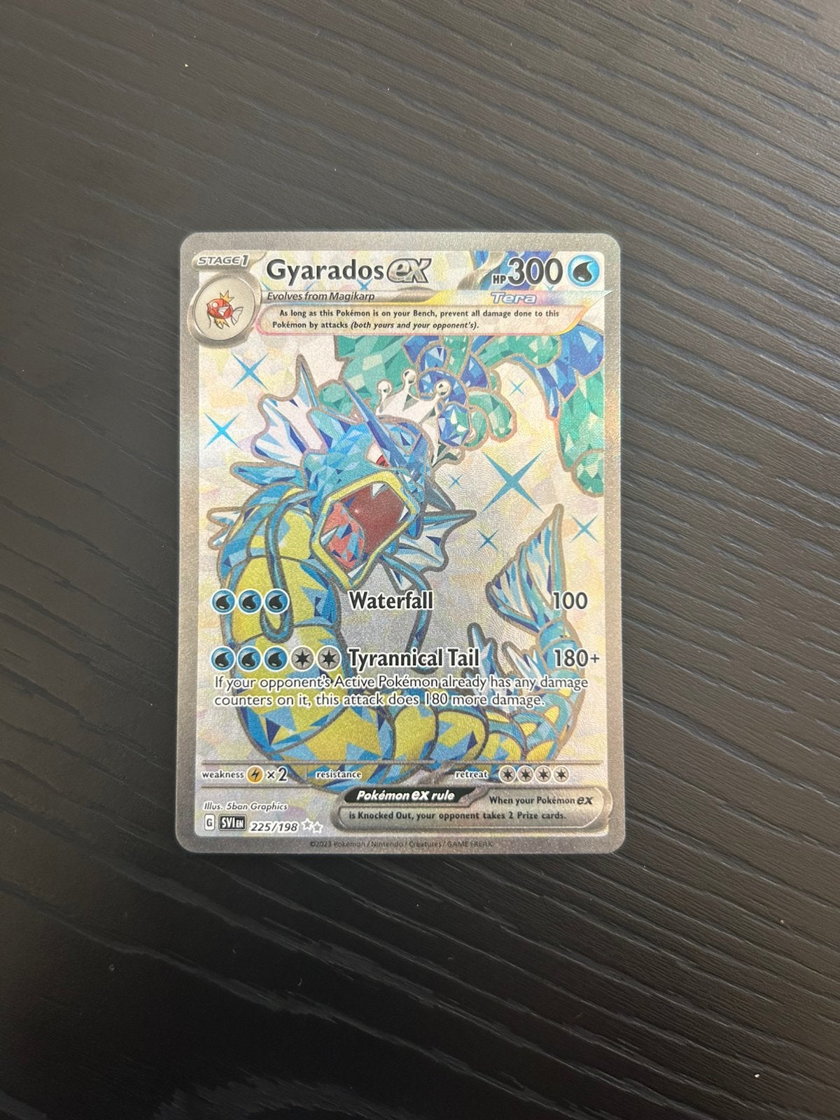 Gyarados EX 225/198, Ophalen of Verzenden, Nieuw, Losse kaart
