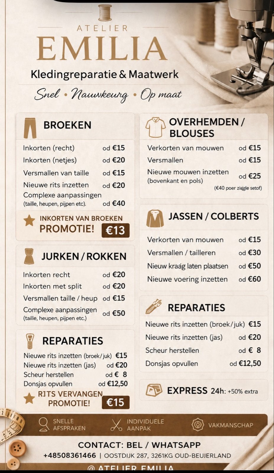 Kleding reparatie