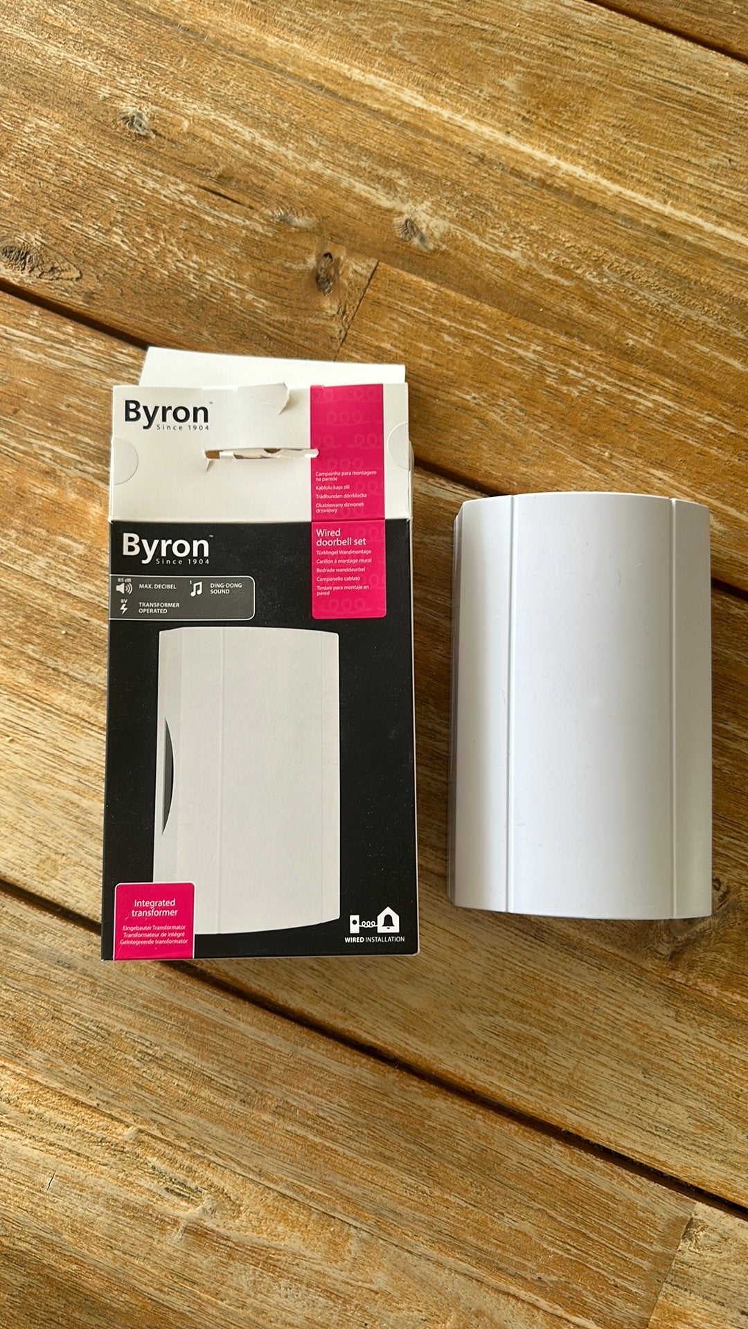 Byron deurbel nieuw, Ophalen of Verzenden, Zo goed als nieuw