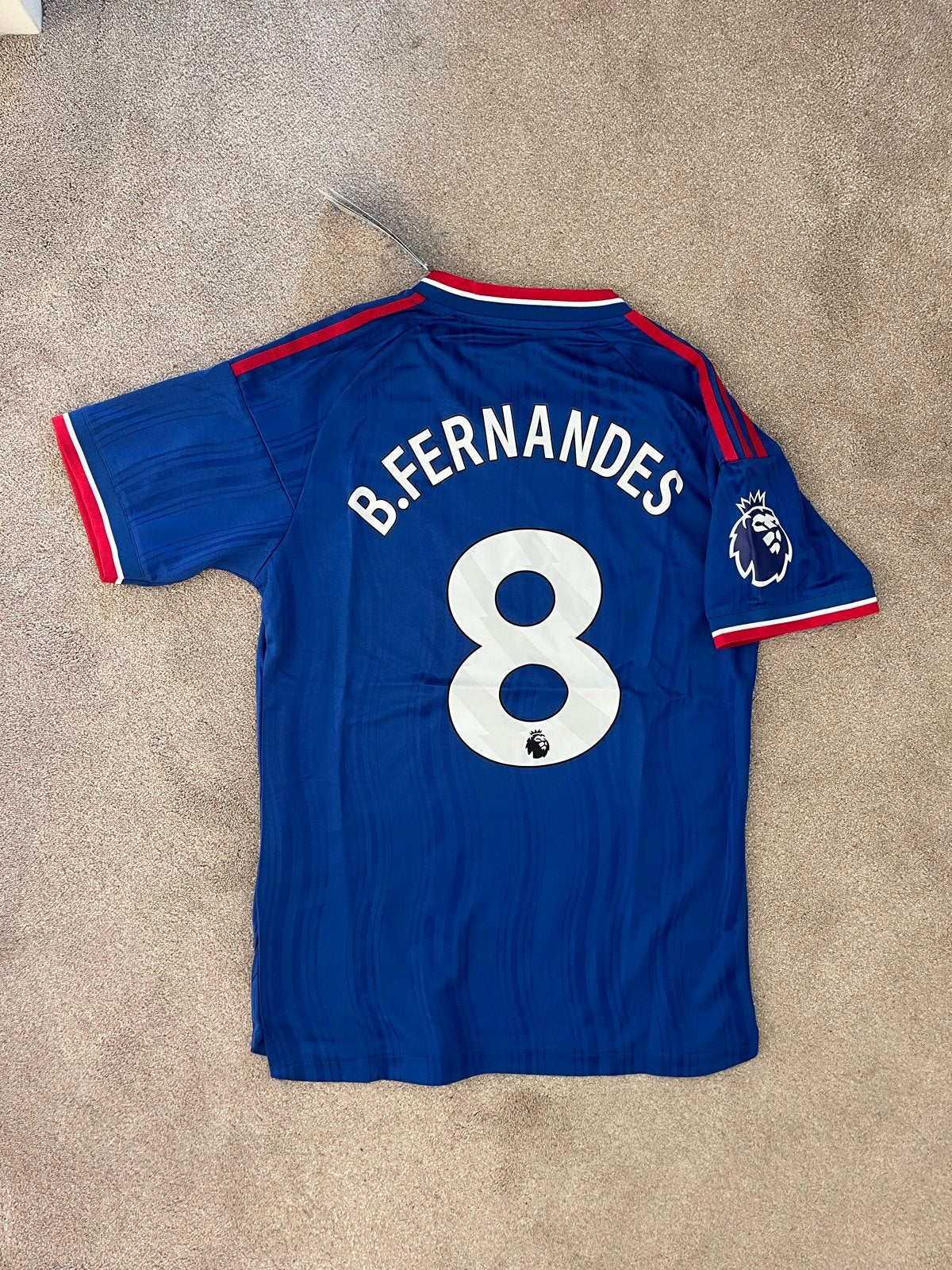 Manchester United Uitshirt 2026/2027 - Fernandes #8 - Maat M, Kleding | Dames, Maat 38/40 (M), Blauw, Overige typen, Nieuw