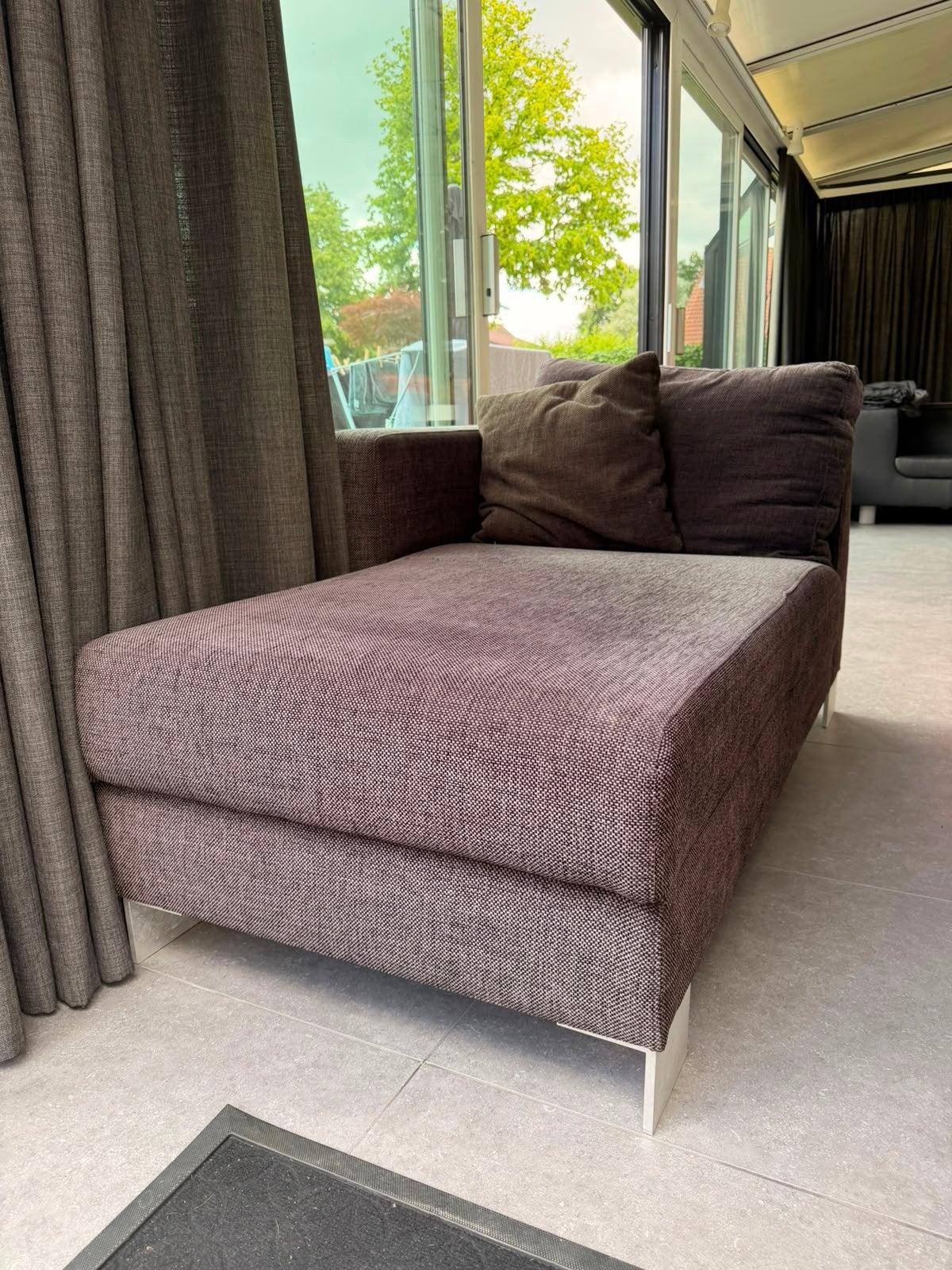 Ligbank chaise longue, Ophalen, Zo goed als nieuw, Eenpersoons, Minder dan 150 cm