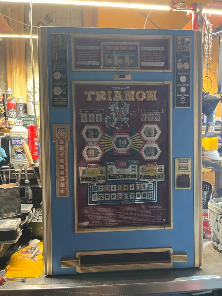 Rotomat Trianon Gokkast - Vintage Speelautomaat, Verzamelen, Overige munten, Ophalen of Verzenden, Gebruikt
