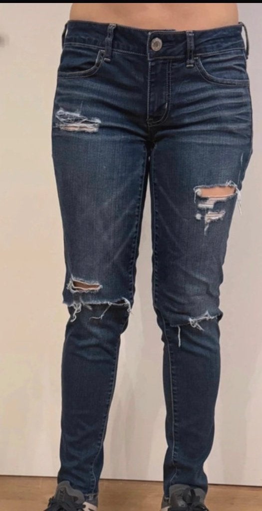 American Eagle jeans, American Eagle, Blauw, Ophalen of Verzenden, Zo goed als nieuw