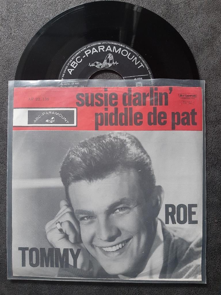 TOMMY ROE - SUSIE DARLING, 7 inch, Single, Ophalen of Verzenden, Zo goed als nieuw