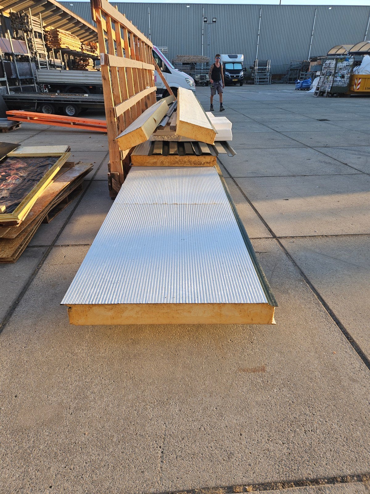 Falk Sandwichpanelen 140mm Micro Rib Juniper Green, Ophalen, Nieuw, 100 mm of meer