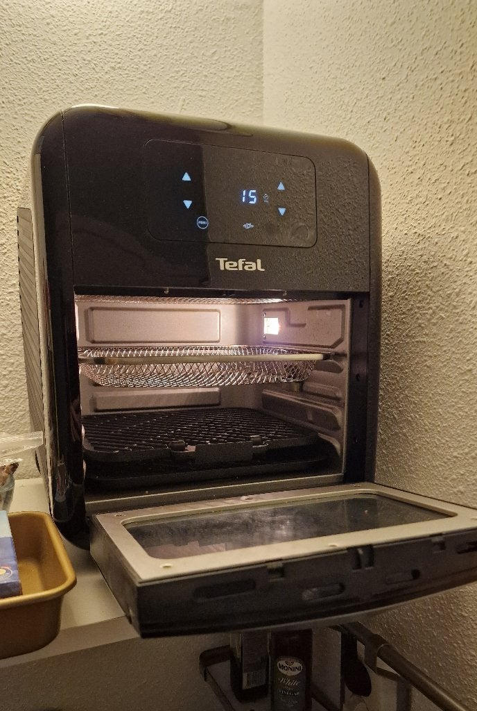 Tefal Easy Fry Oven & Grill 9-in-1 heteluchtfriteuse, Ophalen of Verzenden, Zo goed als nieuw, Airfryer XL, 1500 gram of meer