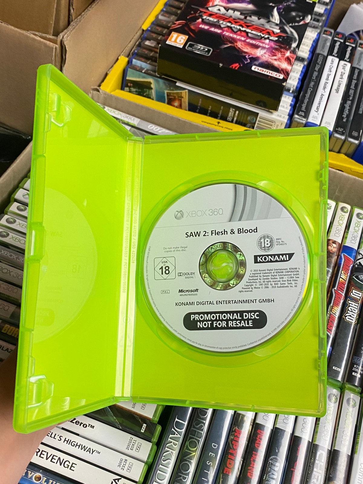 Saw II Flesh & Blood Promotional Copy Not For Resale Xbox, Spelcomputers en Games, Games | Xbox 360, Avontuur en Actie, Vanaf 18 jaar