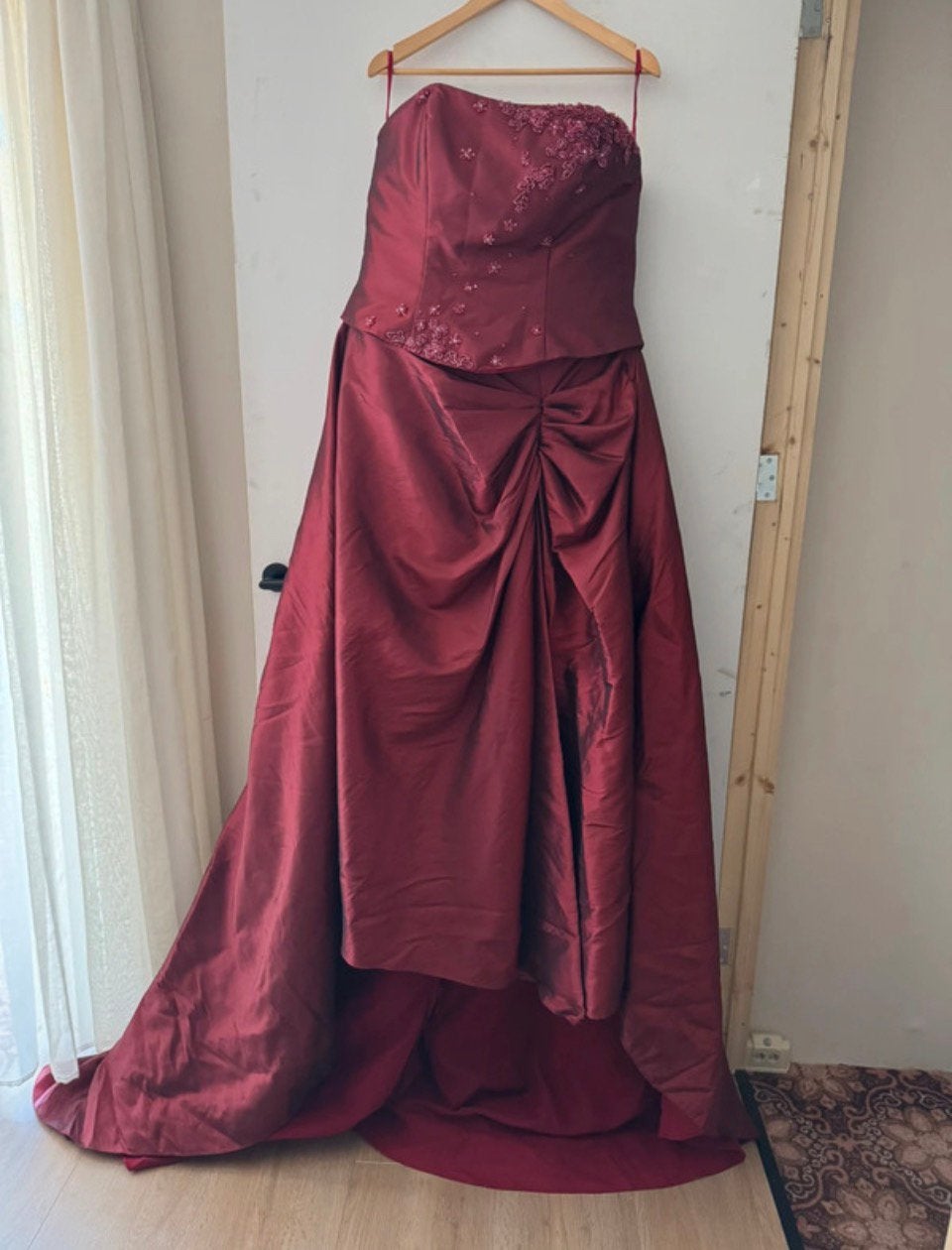 Trouwjurk, Kleding | Dames, Ophalen, Overige typen, Maat 46/48 (XL) of groter, Zo goed als nieuw
