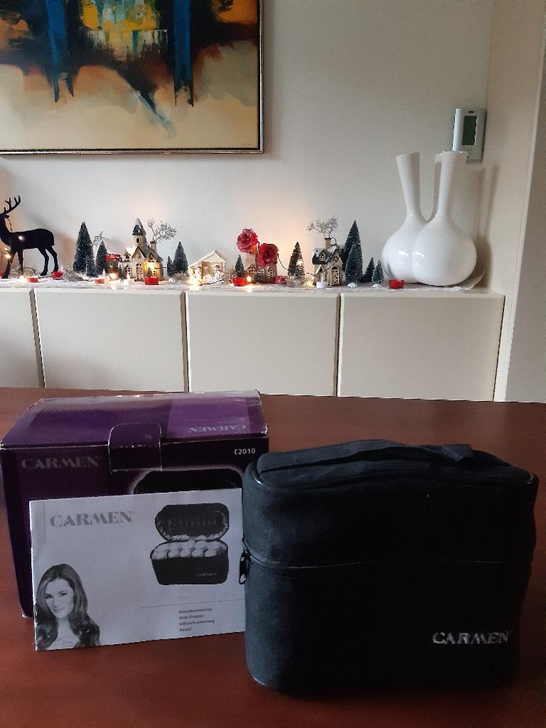 carmen krulset, Sieraden, Tassen en Uiterlijk, Uiterlijk | Haarverzorging, Ophalen, Zo goed als nieuw, Overige typen