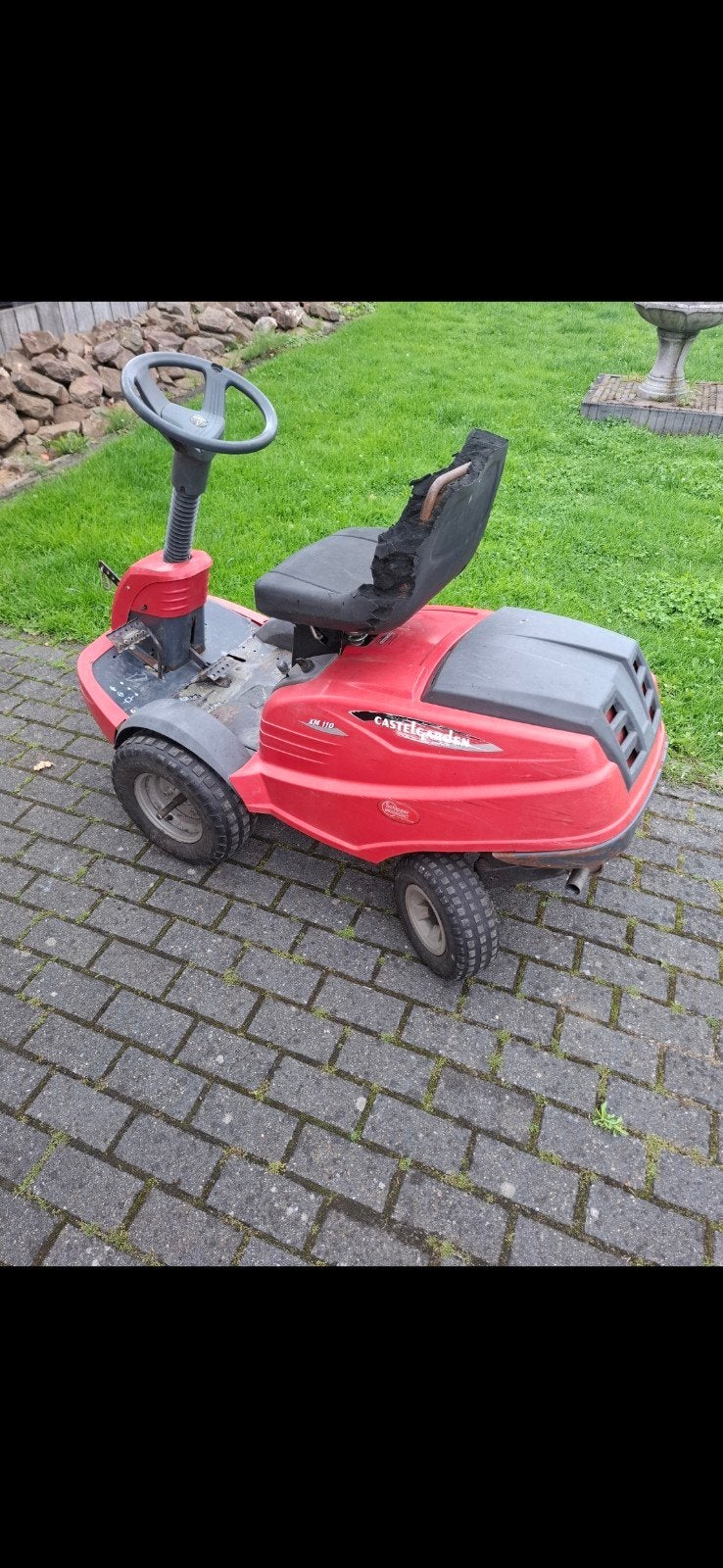 Castelgarden zitmaaier - Ideaal voor grote tuinen, Tuin en Terras, Zitmaaiers, Ophalen, Gebruikt, Castelgarden, 90 tot 120 cm