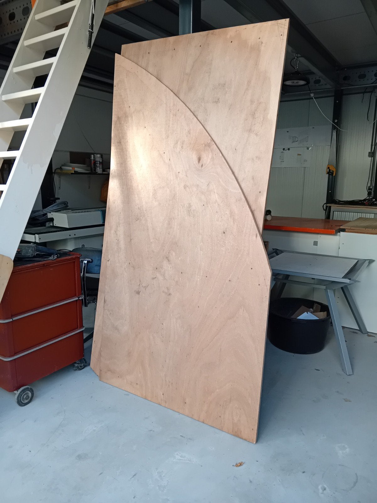 Grote multiplex okoume platen, wbp, waterschade, Ophalen of Verzenden, Gebruikt, Multiplex, Minder dan 20 mm