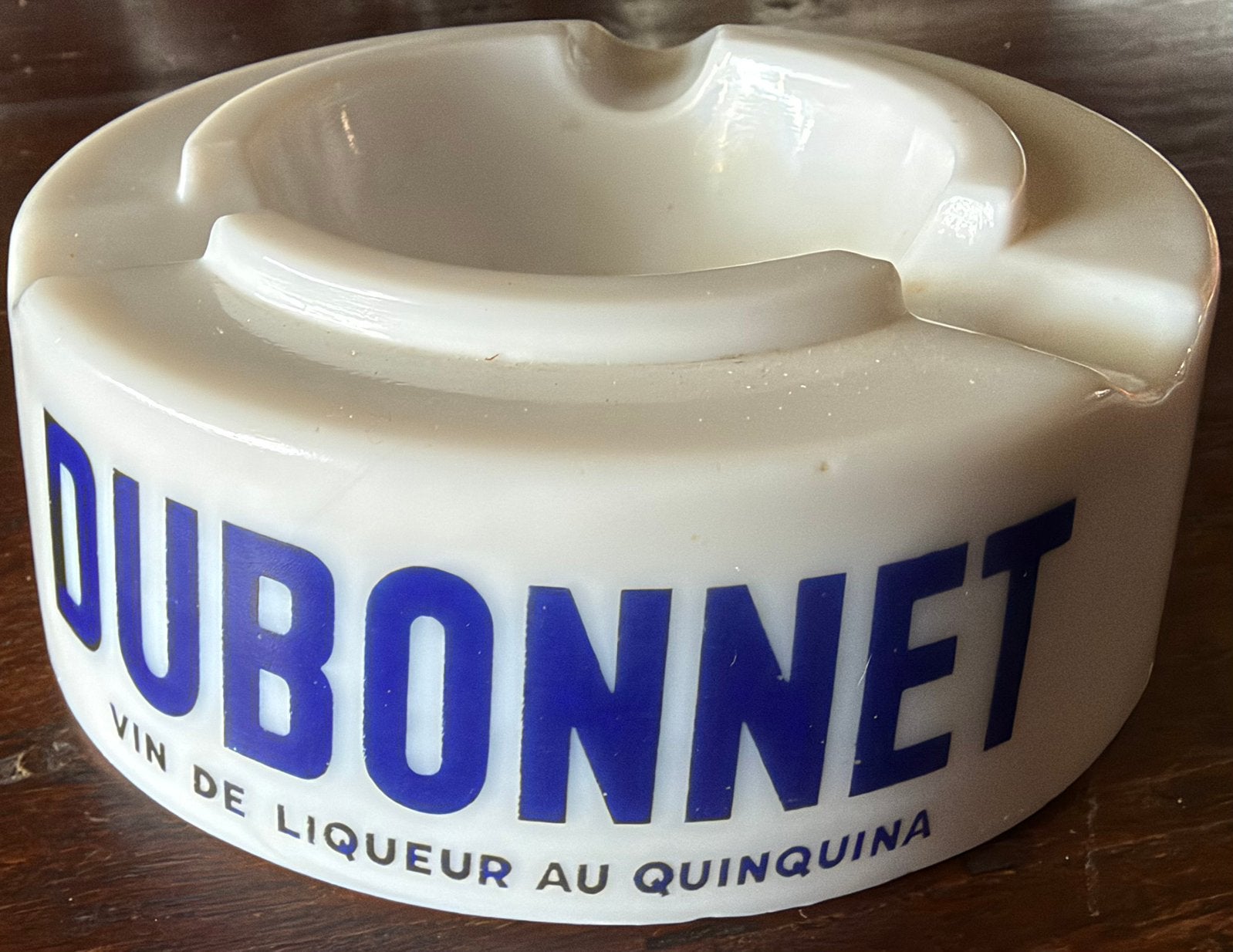 Dubonnet asbak plexiglas, Ophalen of Verzenden, Gebruikt, Gebruiksvoorwerp