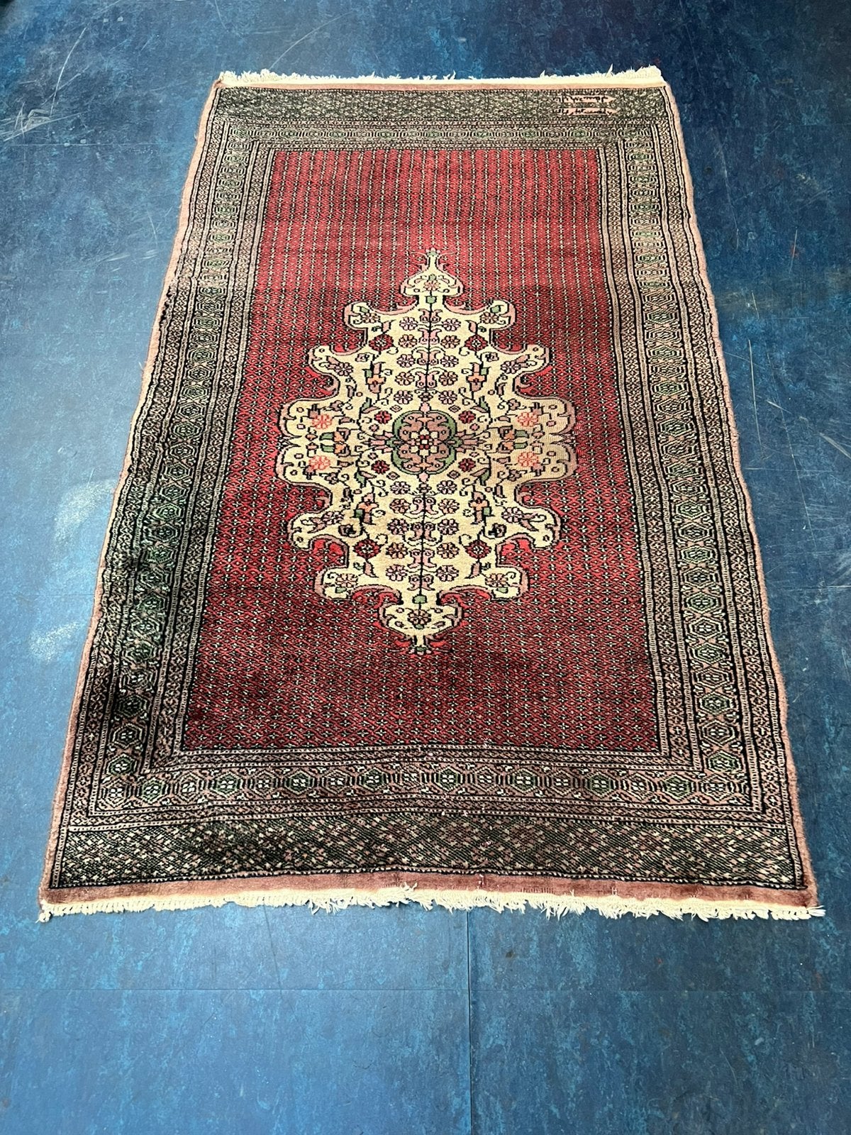 Mooi Handgeknoopt Oosters Perzisch Tapijt. 163 x 94 cm, Ophalen, 50 tot 100 cm, Zo goed als nieuw, 150 tot 200 cm