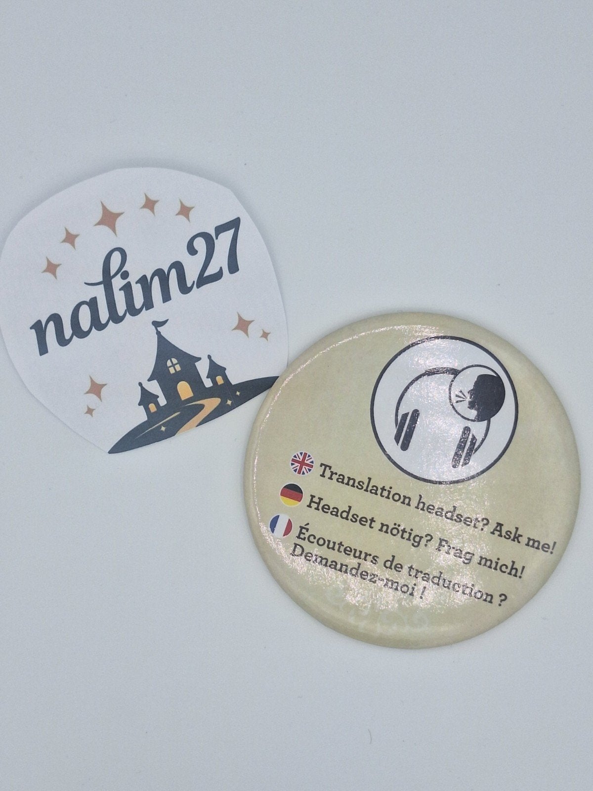 efteling personeels button, Ophalen of Verzenden, Button of Speldje