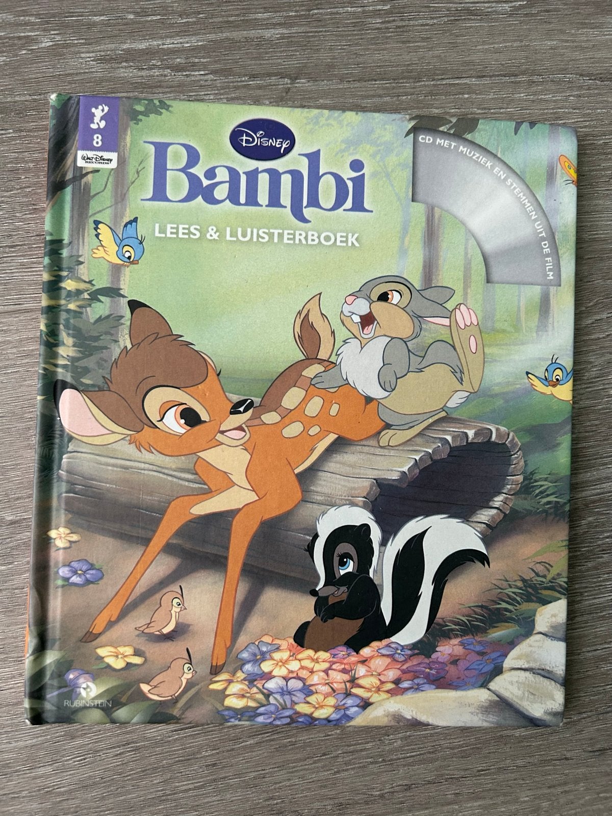 Disney Bambi Lees & Luisterboek met CD, Ophalen of Verzenden, Zo goed als nieuw, 3 tot 4 jaar