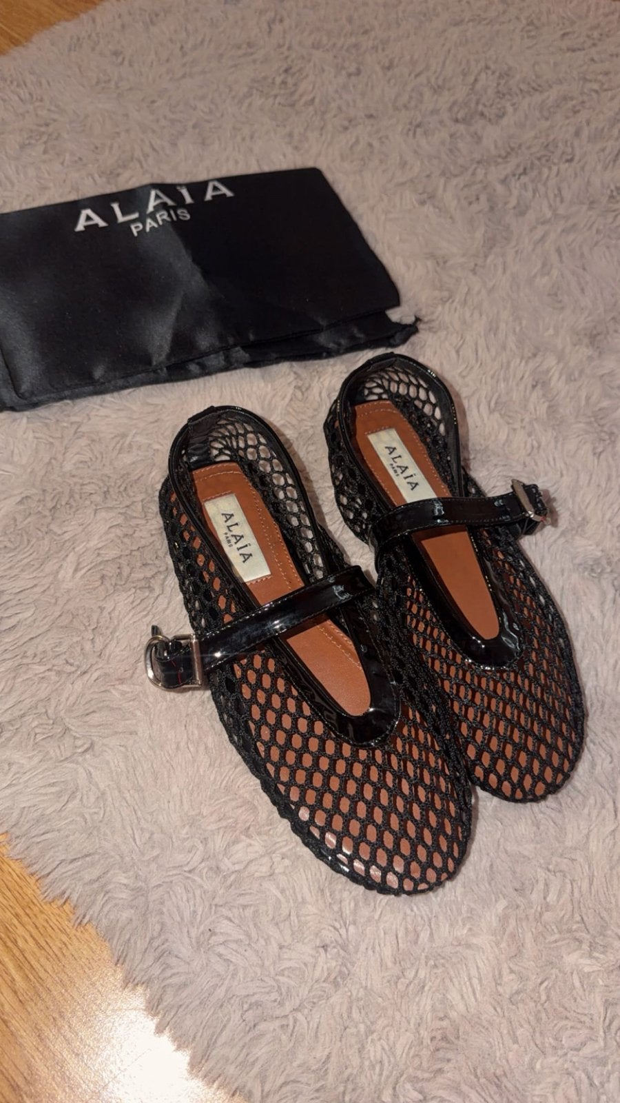 Alaïa Ballerina's  Maat 36, Kleding | Dames, Schoenen, Ophalen of Verzenden, Zo goed als nieuw, Zwart, Ballerina's