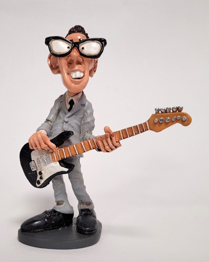 Buddy Holly beeldje by Warren Stratford decoratie beeld deco, Verzamelen, Info@deconoord.nl, Deco Noord, Nieuw, Ophalen of Verzenden