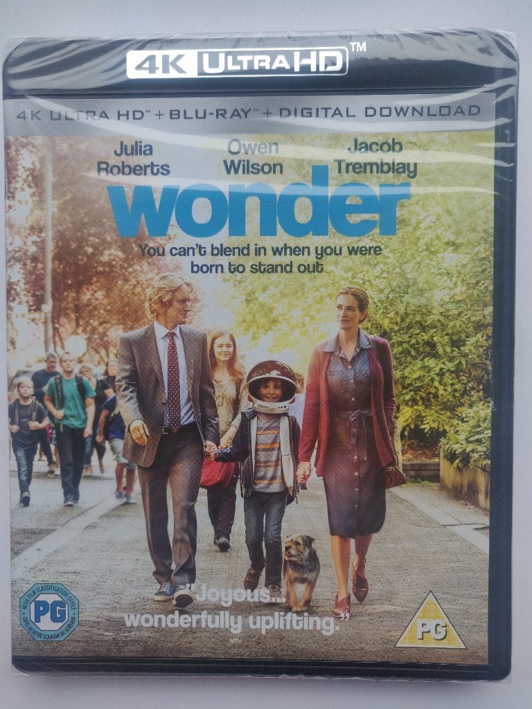 WONDER Julia Roberts 4K UHD Blu-ray Disc SEAL, Cd's en Dvd's, Blu-ray, Ophalen, Film, 4K Ultra HD Blu-ray, Filmhuis
