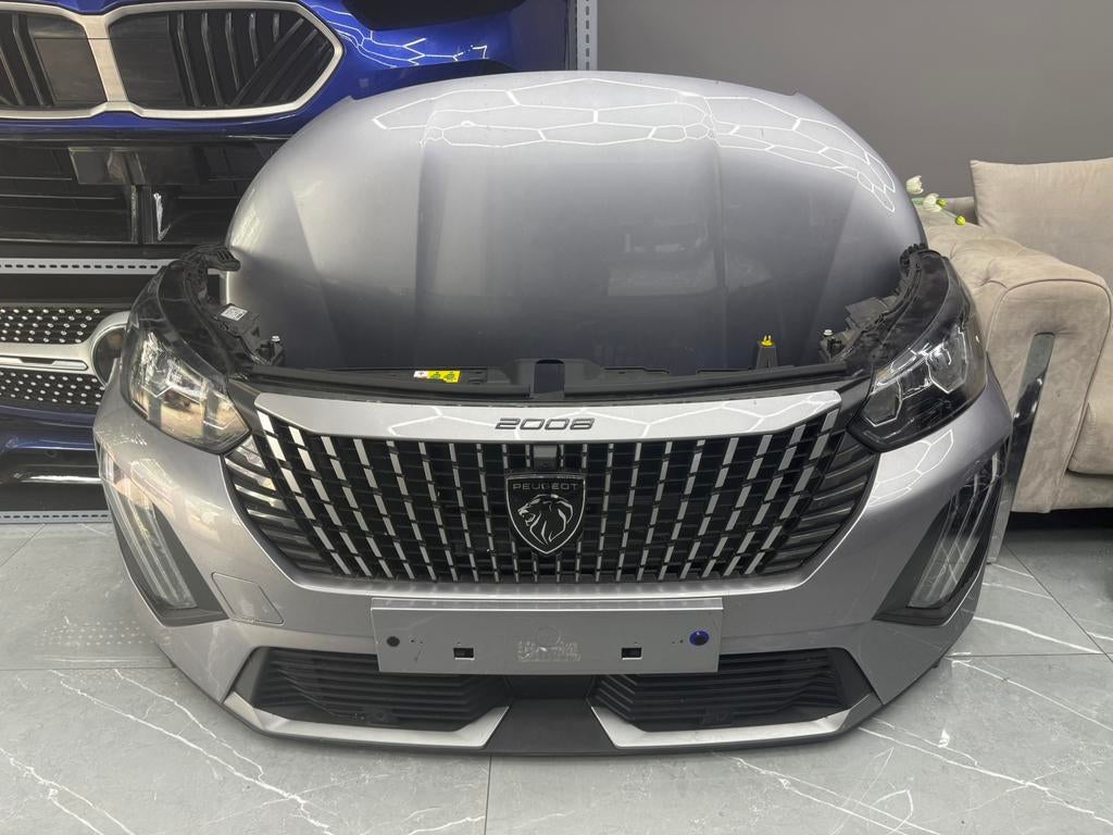 Voorkop Peugeot 2008 II FACELIFT Voorbumper Koplamp Motorkap, Ophalen, Rechts, Peugeot, Motorkap