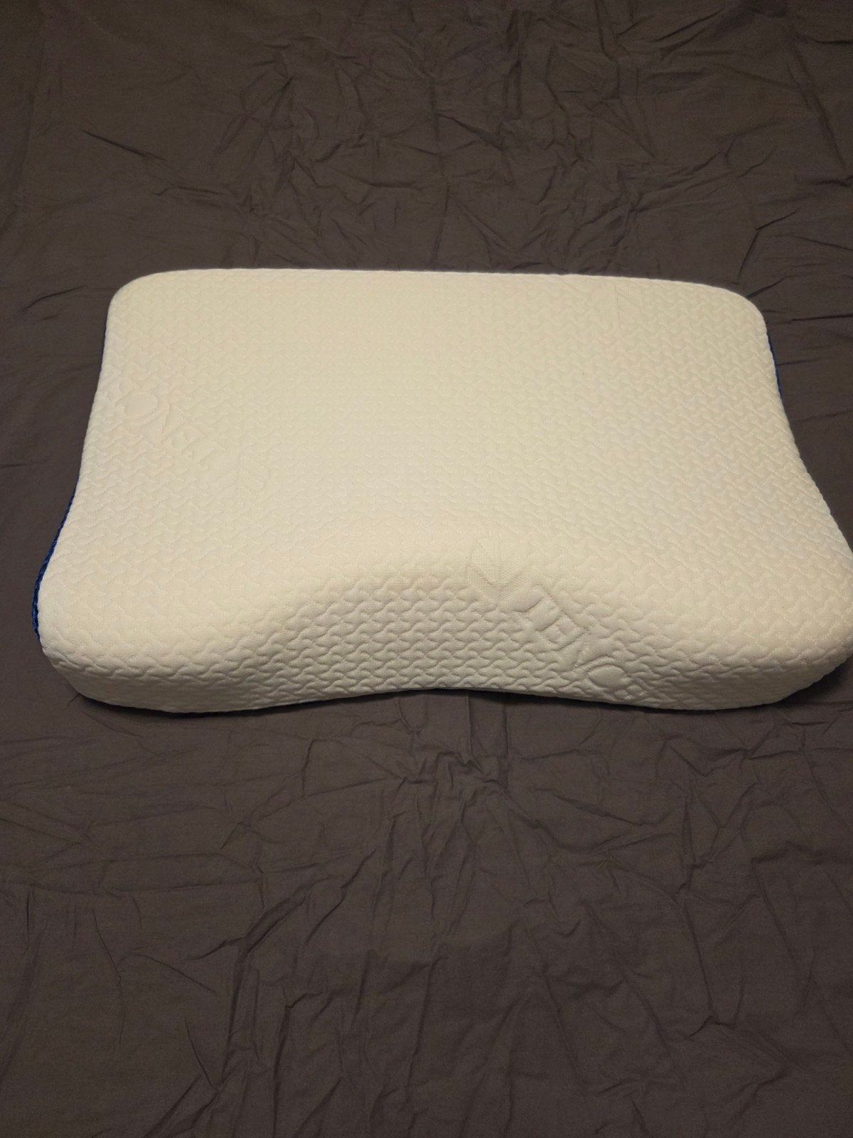 Hoofdkussen Tencel Nieuw 60x40x9/7 cm - Traagschuim Kussen, Eenpersoons, Wit, Nieuw, Ophalen of Verzenden