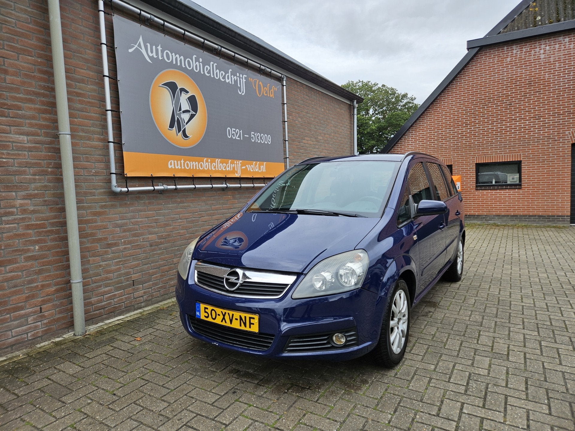 Opel Zafira 2.2 Temptation (brandstofpomp defect) (bj 2007), Auto's, Opel, Stof, Gebruikt, 4 cilinders, 150 pk