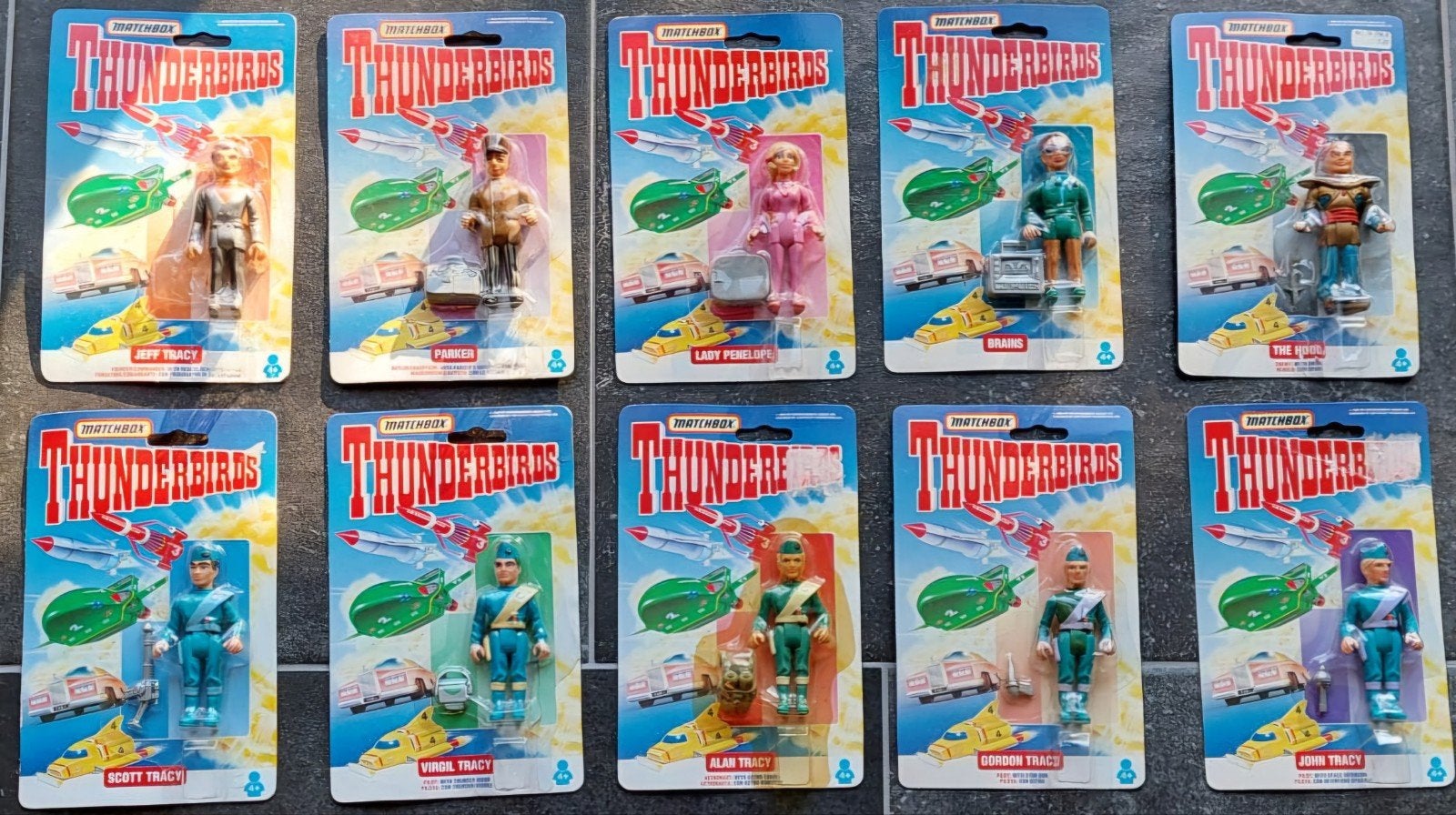 Thunderbirds Matchbox (2 stuks), Verzamelen, Speelgoed, Ophalen of Verzenden, Zo goed als nieuw