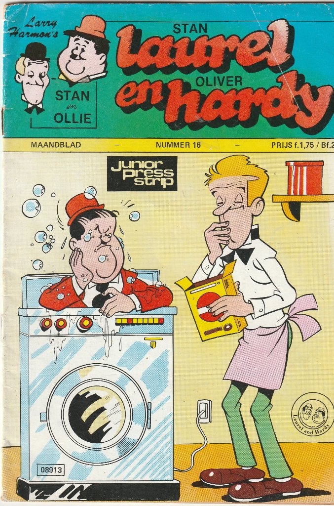 Laurel en hardy nr.16, Eén stripboek, Ophalen of Verzenden, Zo goed als nieuw
