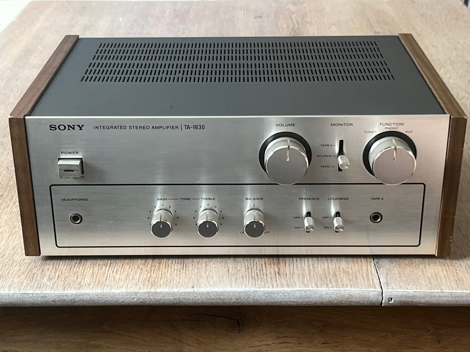 SONY TA-1630 Integrated Amplifier | Phono |, Audio, Tv en Foto, Gebruikt, Ophalen of Verzenden, Sony, Minder dan 60 watt