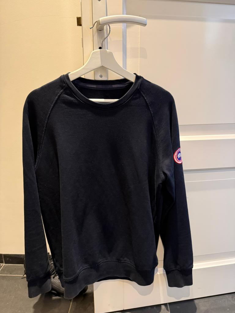 Canada Goose trui, Kleding | Heren, Truien en Vesten, Zo goed als nieuw, Maat 48/50 (M), Blauw, Ophalen of Verzenden