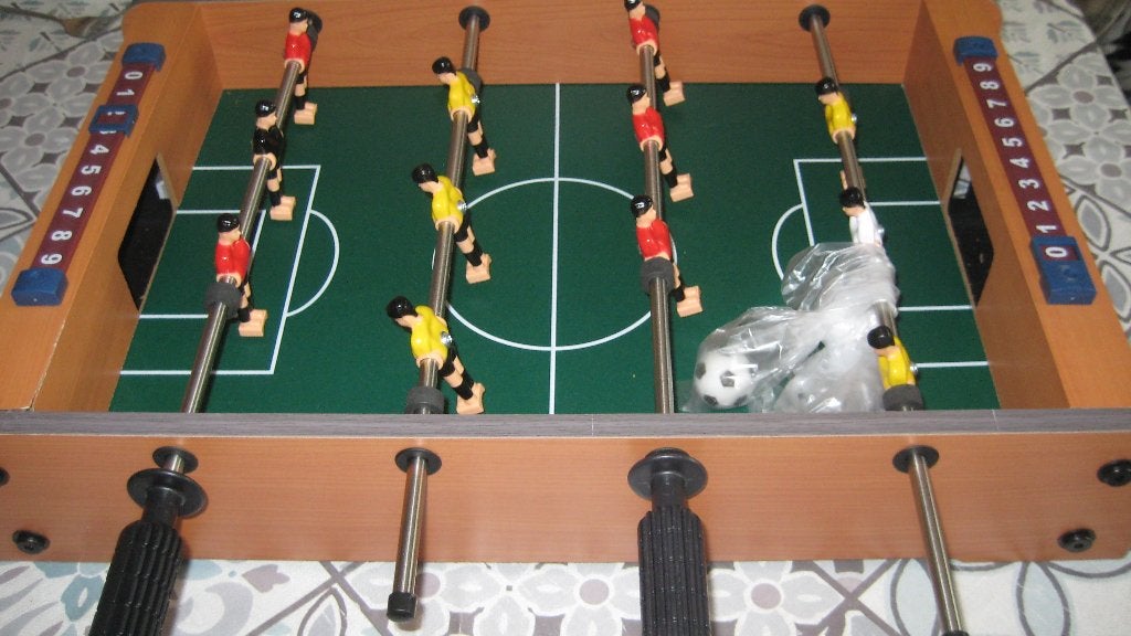 voetbalspel, Ophalen, Zo goed als nieuw