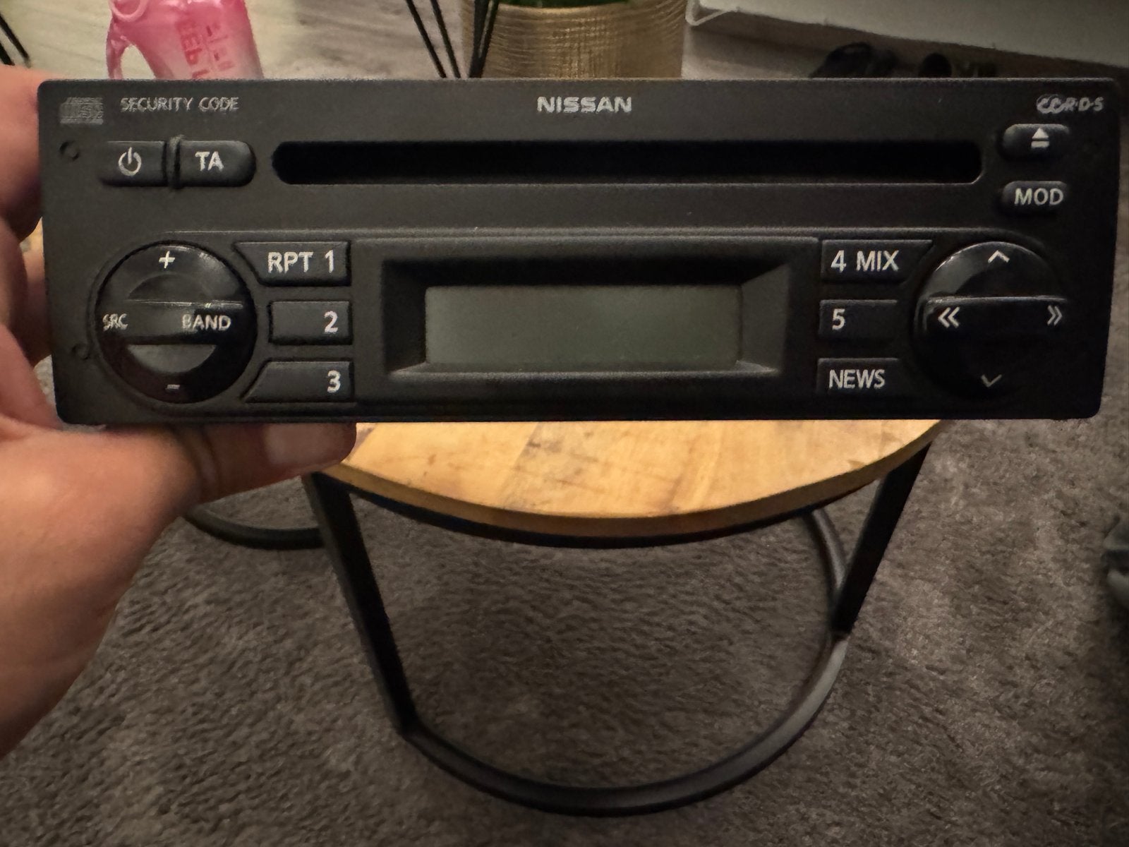 Nissan MMR CD-G Autoradio - Blaupunkt-Werke, Auto diversen, Ophalen, Gebruikt