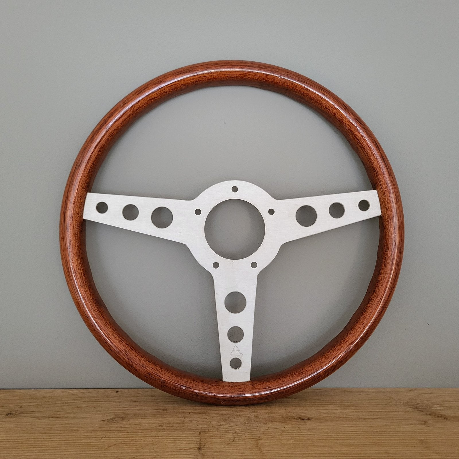 Vintage houten stuurwiel Ranieri Italy in zeer goede staat, Ophalen of Verzenden, Gebruikt, Overige automerken