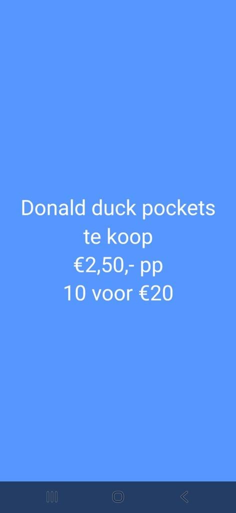 Pockets Donald duck, Boeken, Meerdere stripboeken, Ophalen of Verzenden, Zo goed als nieuw