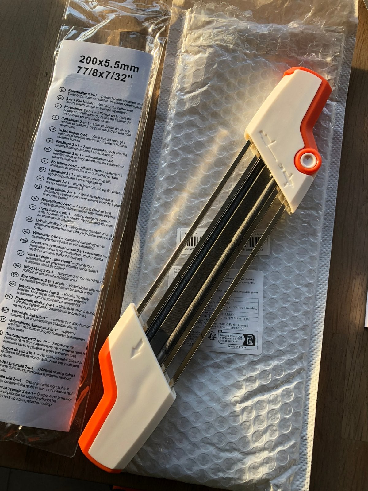 Kettingzaag vijlset 5.5 mm, Tuin en Terras, Hand-tuingereedschap, Ophalen of Verzenden, Nieuw