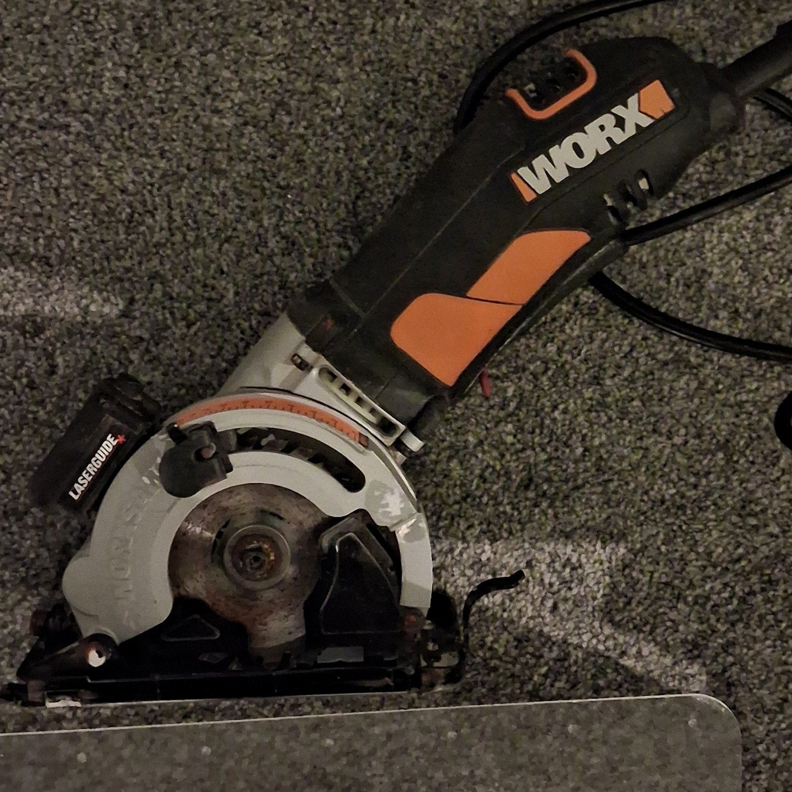 Worx Cirkelzaag - Worxsaw 400W - 230-240V, Ophalen, Cirkelzaag, Worx, Zo goed als nieuw