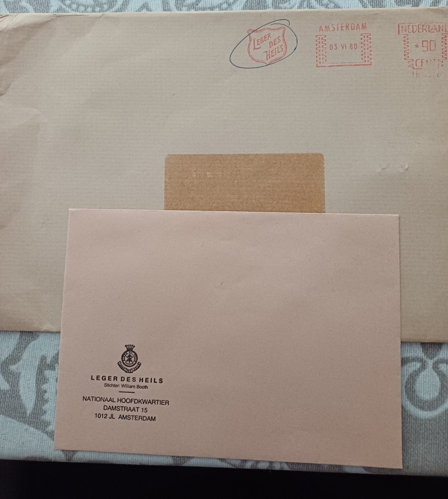 LEGER DES HEILS 2  huis  envelop, Postzegels en Munten, Ophalen of Verzenden, Vliegtuigen