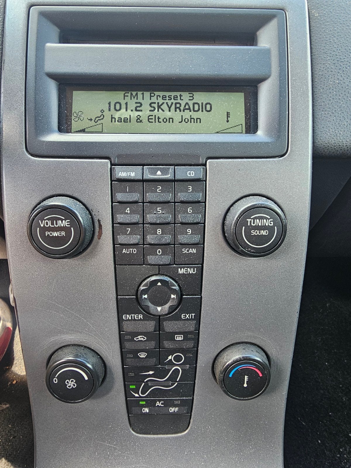 Volvo V50 S40 Radio Airco Bediening Nette Staat, Ophalen of Verzenden, Gebruikt