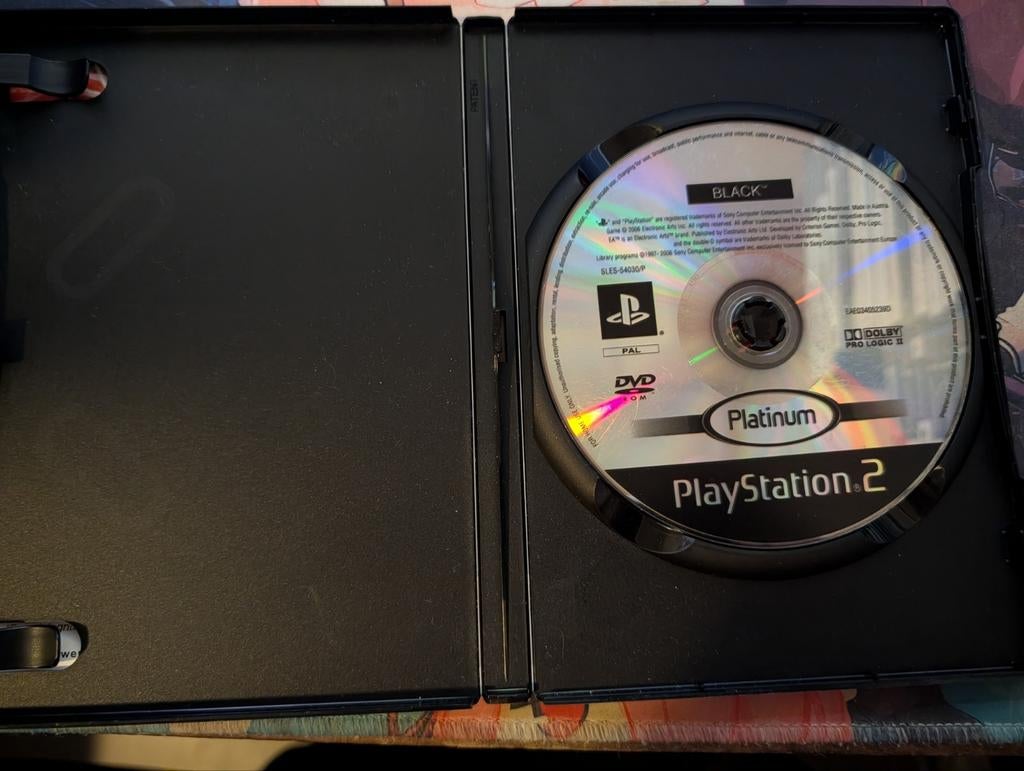 Black - PlayStation 2 (PS2) Platinum Edition, Gebruikt, Shooter, 1 speler, Ophalen of Verzenden