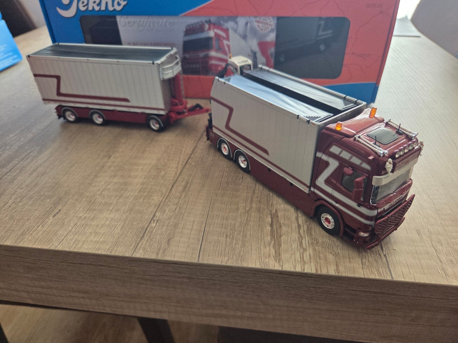 Tekno Scania GJ van Leeuwen, Overige merken, 1:32 tot 1:50, Ophalen of Verzenden, Zo goed als nieuw