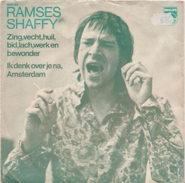 Ramses Shaffy – Zing, Vecht, Huil, Bid, Lach, Werk...1971 7", Cd's en Dvd's, Vinyl Singles, Originele persing, 7 inch, Single