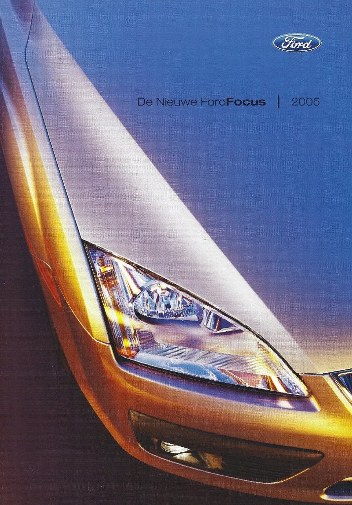 Brochure Ford Focus 2005, Ophalen of Verzenden, Gelezen, Ford