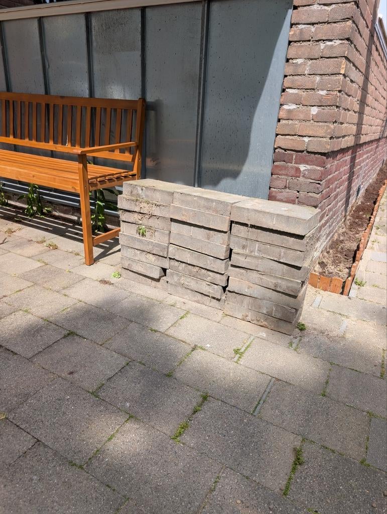 Stoeptegels ca.30x20x6cm, Ophalen, Gebruikt, Overige materialen