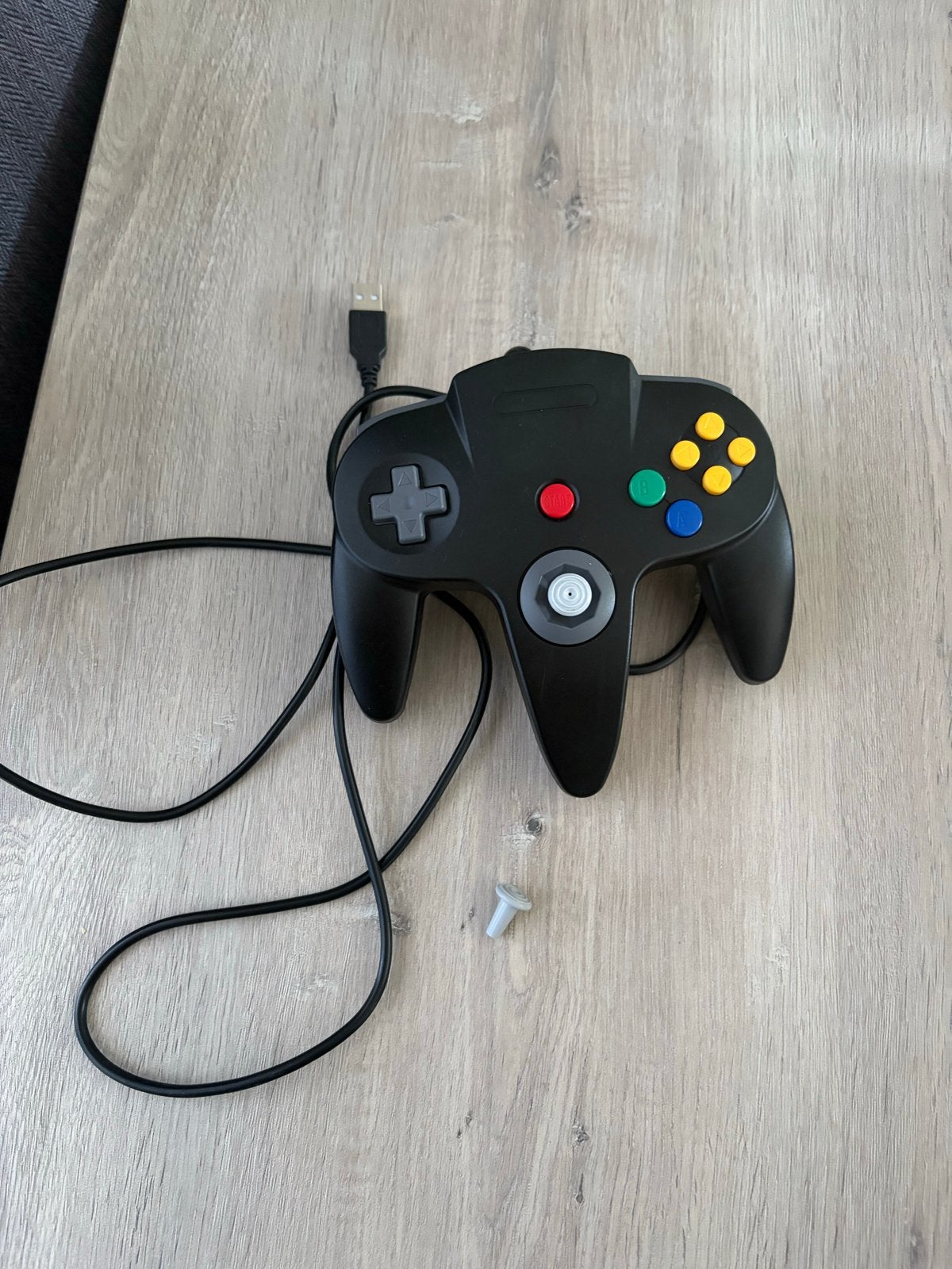 N64 Controller USB - Zwart, Spelcomputers en Games, Ophalen, Zo goed als nieuw, Met 1 controller