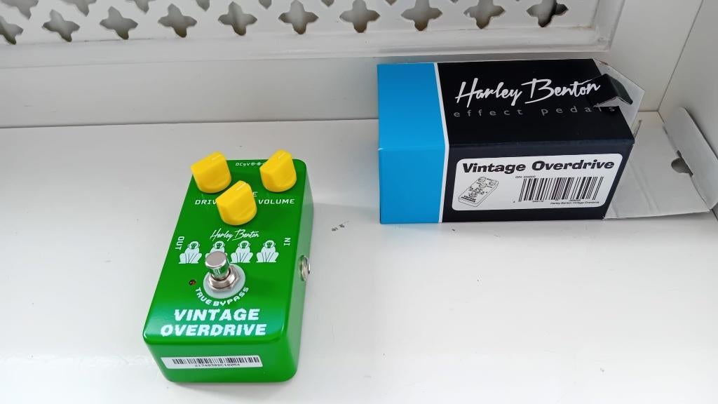 Harley Benton Vintage Overdrive, Muziek en Instrumenten, Effecten, Ophalen, Nieuw, Distortion, Overdrive of Fuzz