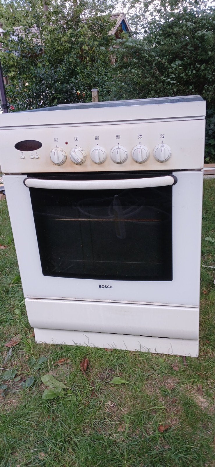 Bosch Vrijstaand Gasfornuis met Oven - Gebruikt, Witgoed en Apparatuur, Gebruikt, 60 cm of meer, Gas, Vrijstaand