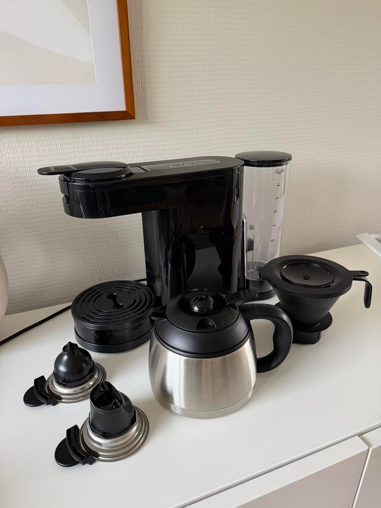 Philips Senseo Switch 2-in-1 Koffiezetapparaat Zwart, Witgoed en Apparatuur, Koffiezetapparaten, Zo goed als nieuw, Gemalen koffie