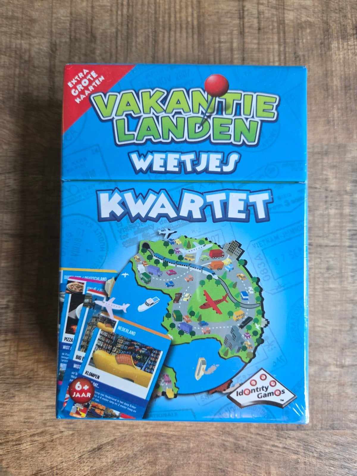 Vakantie landen weetjes kwartet nieuw, Verzamelen, Speelkaarten, Jokers en Kwartetten, Ophalen of Verzenden, Nieuw, Kwartet(ten)