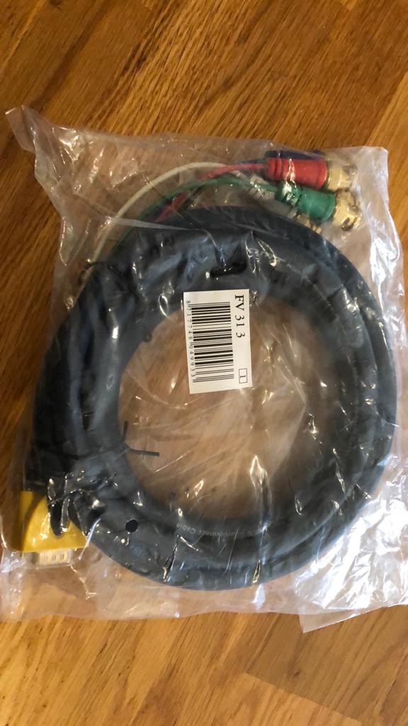 DMT FV31 verloopkabel VGA naar 5x BNC male – 3 m nieuw!!!, Muziek en Instrumenten, Kabels en Stekkers, Nieuw, Apparatuur, Ophalen of Verzenden