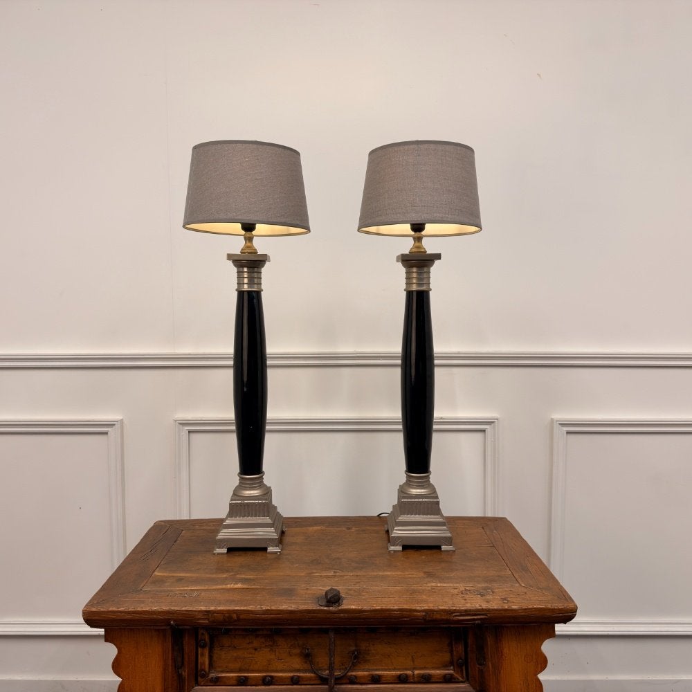 Set Klassieke Engelse Empire Tafellampen, Ophalen of Verzenden